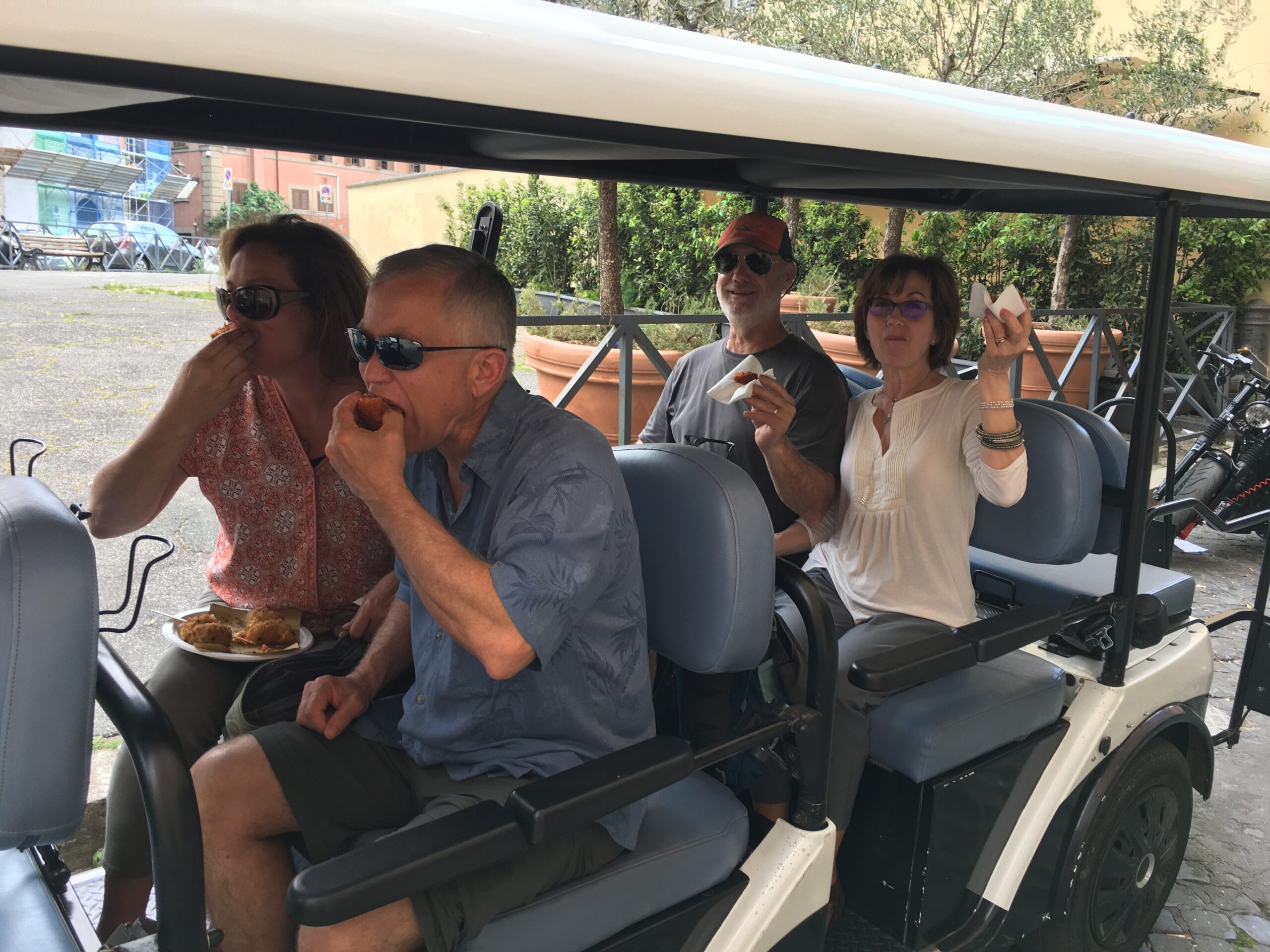 Eat Ride and love in Rome Golf Cart Tour